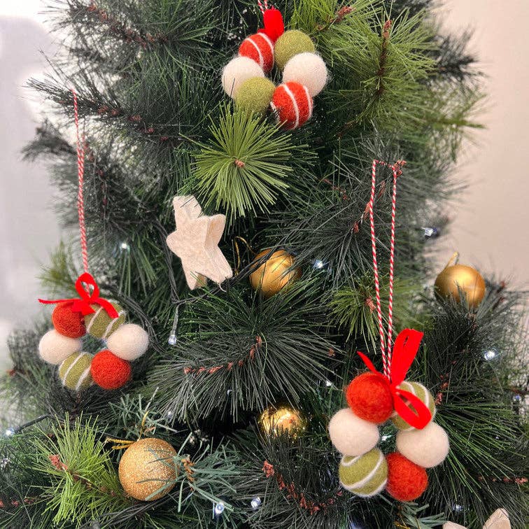 Festive Fresheners - STRIPES - Reusable Scented Ornaments