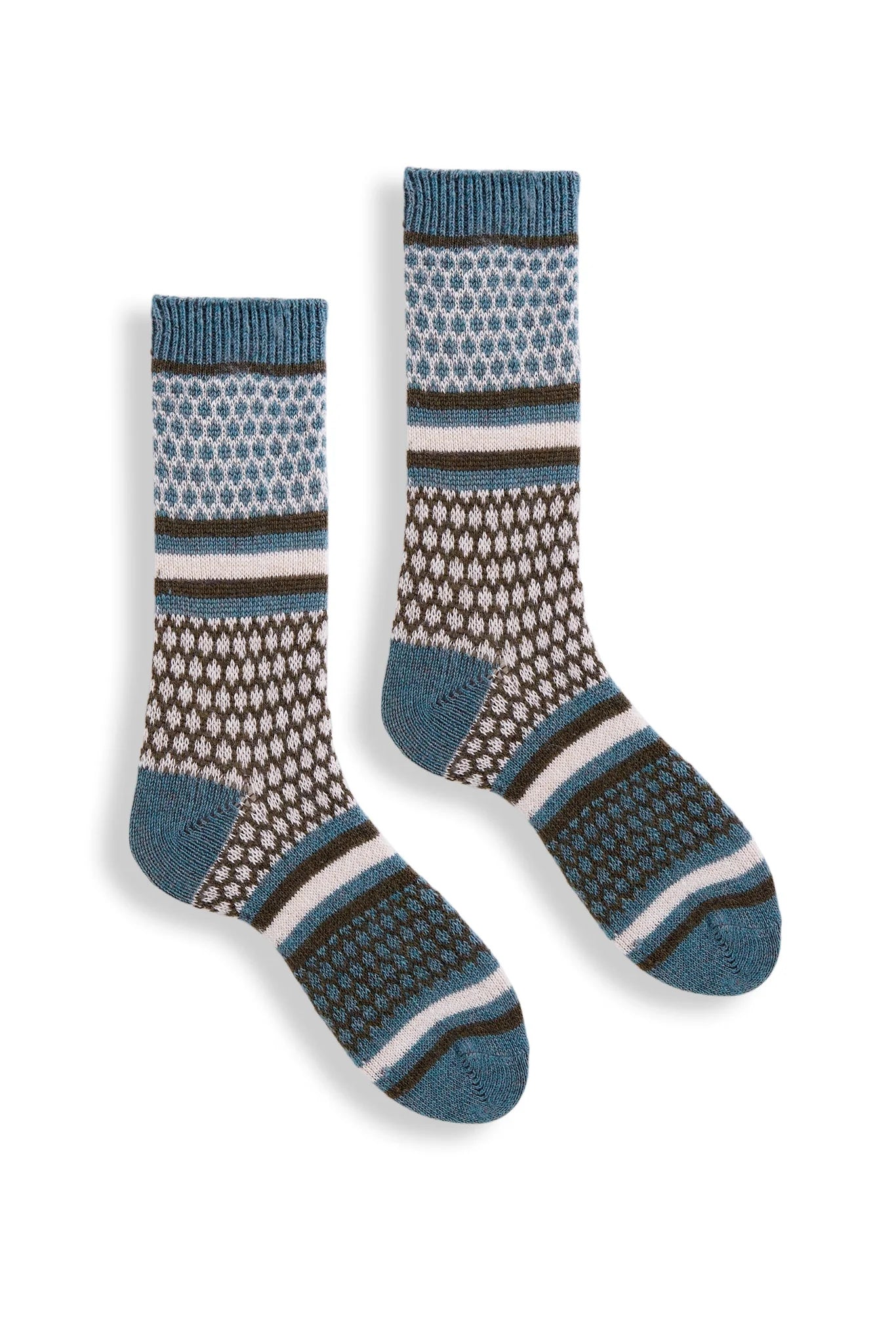 lisa b Women’s Merino Wool and Cashmere Socks - Honeycomb