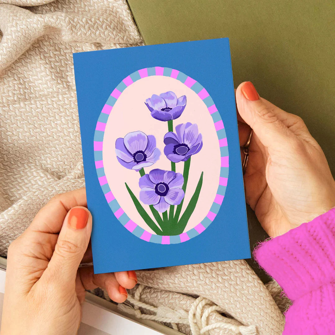 Anenome Greetings Card