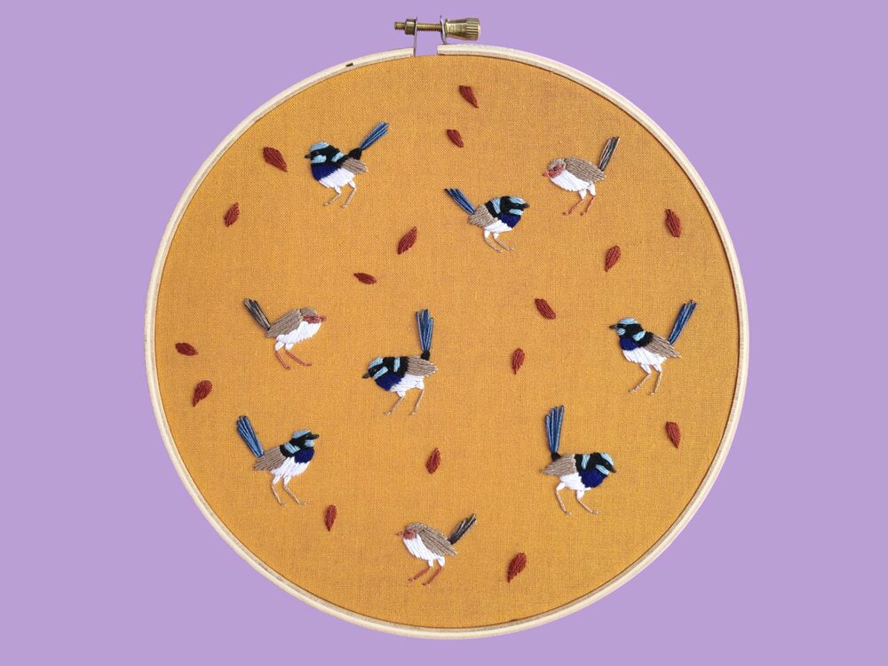 Lily Upton Superb Fairy Wren Stitch Kit