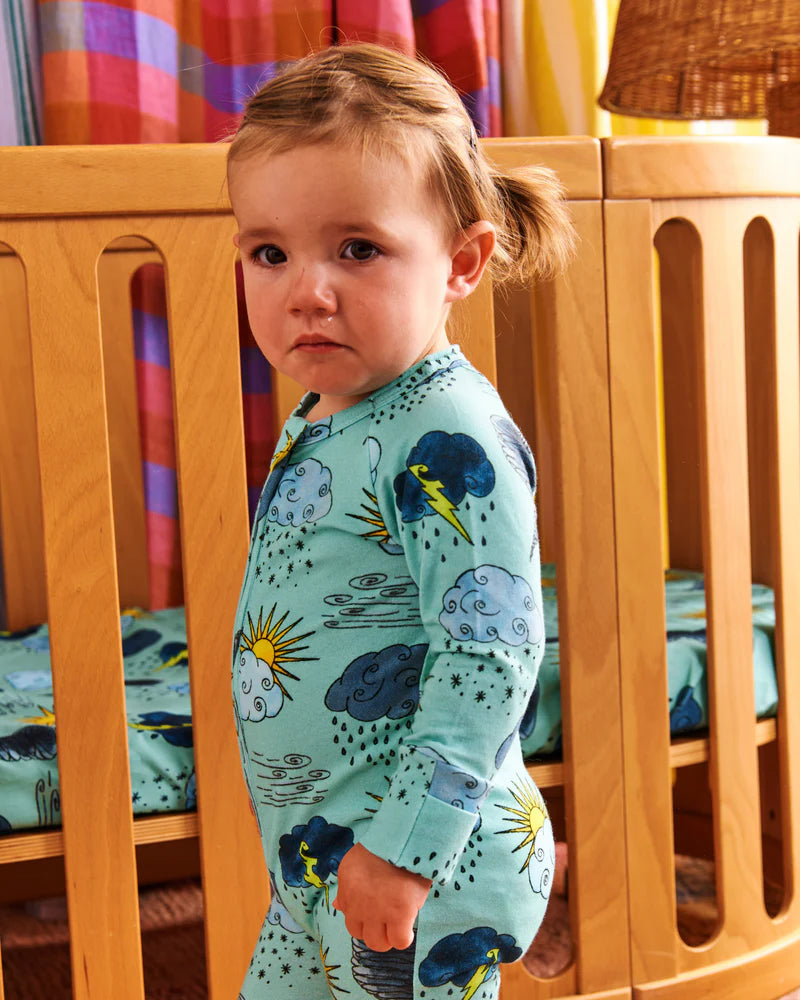 Kip and Co Organic Long Sleeve Zip Romper