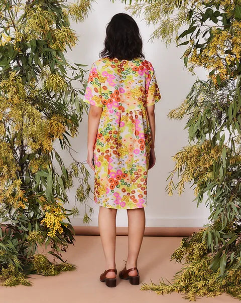 Togetherness Mira Smock Dress - Everlasting Print