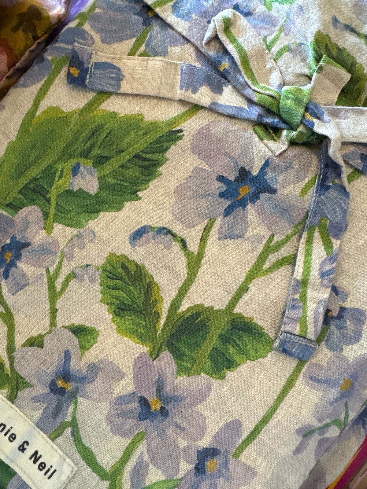 Bonnie and Neil Lilas Linen European Pillowcases