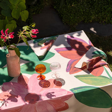 Shasta Daisy Cotton Napkins - set of 4