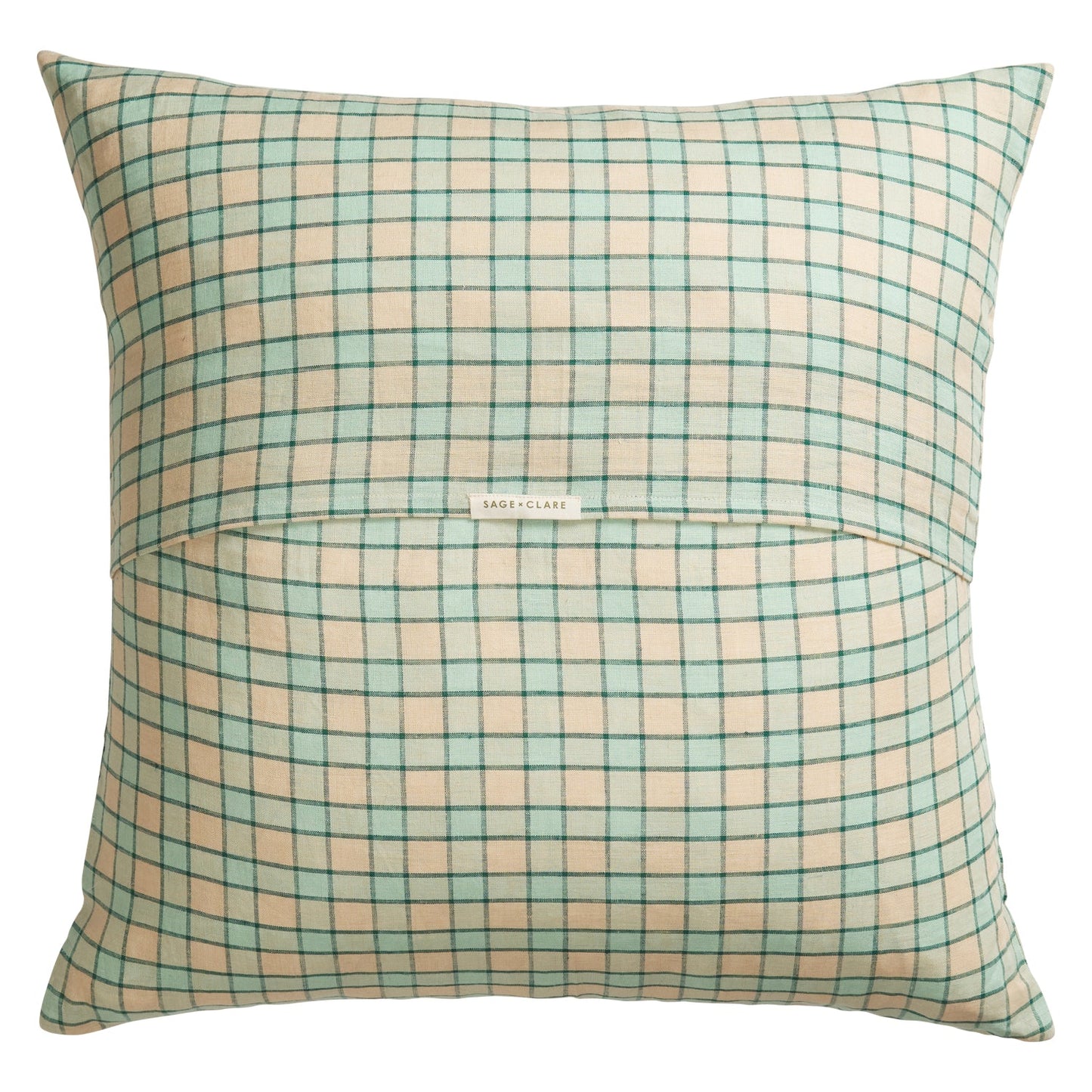 Sage and Clare Marquis Linen Euro Pillowcases