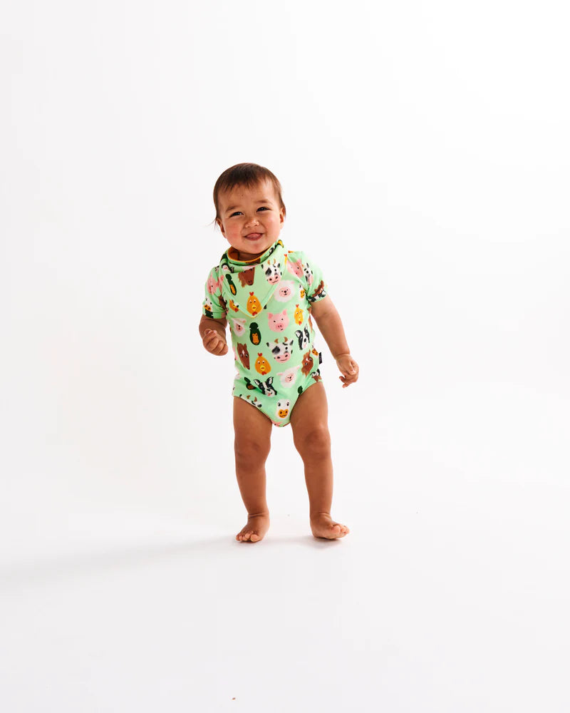 Kip and Co Organic Short Sleeve Romper