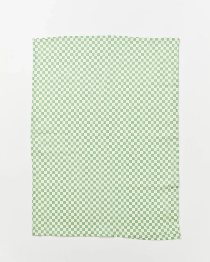 Bonnie and Neil Tiny Check Tea Towel