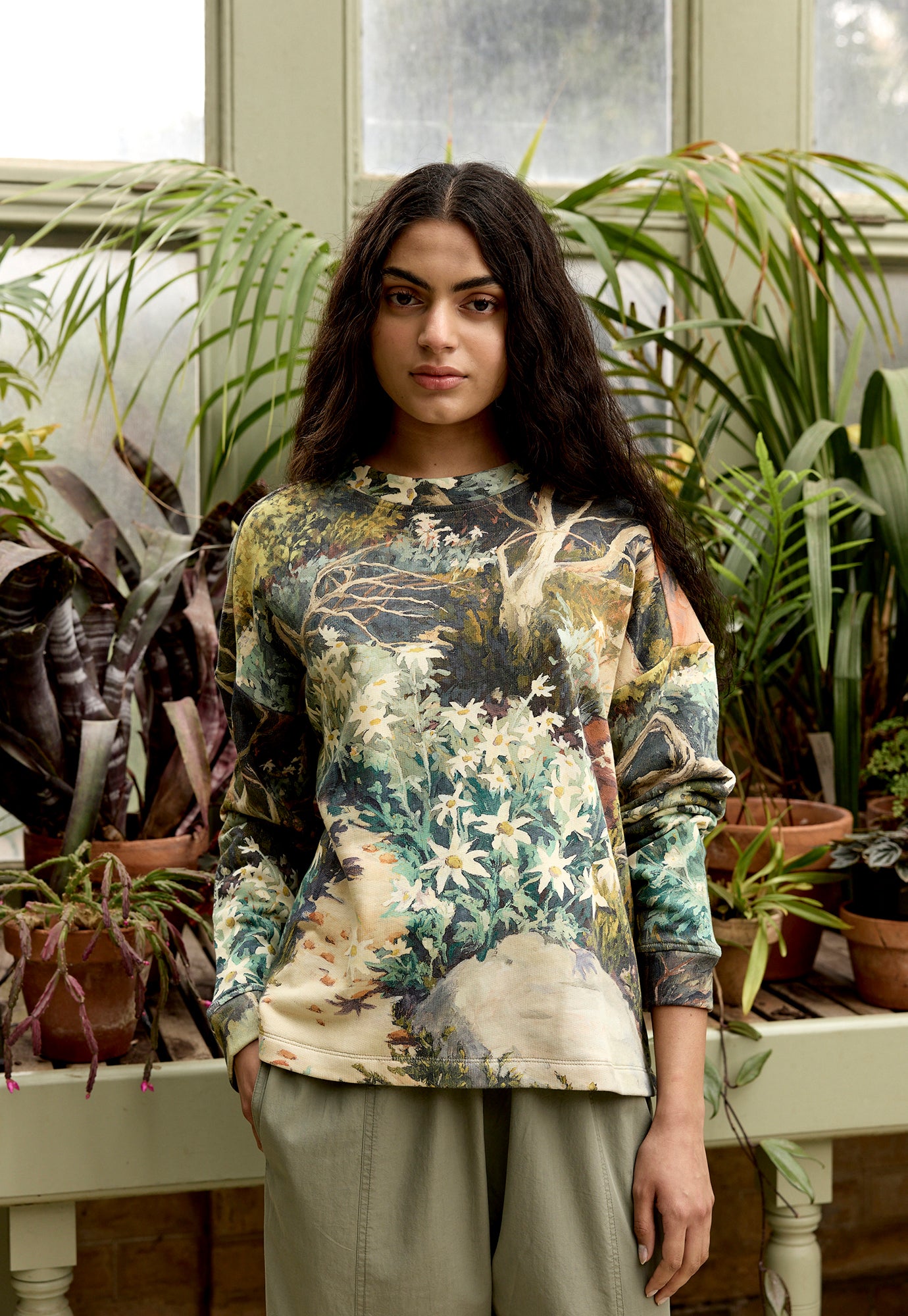 Nancybird Eva Sweatshirt - Flannel Flower