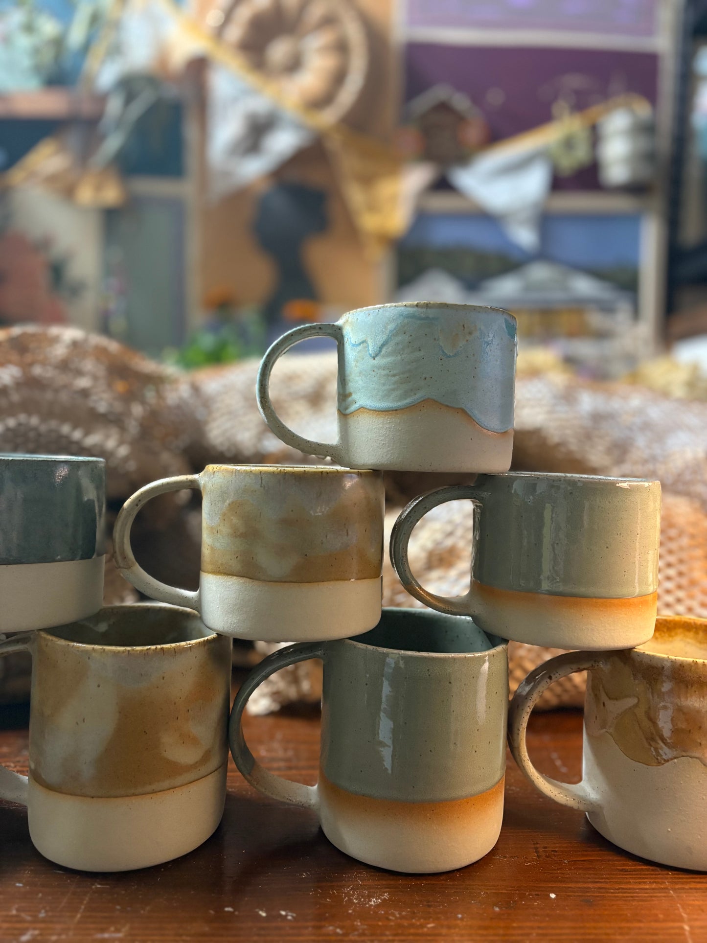 Kim Wallace Ceramic Short Mug - Little Cove