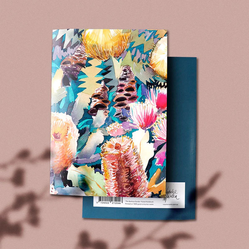 Natalie Martin Ruled/Blank A5 notebook