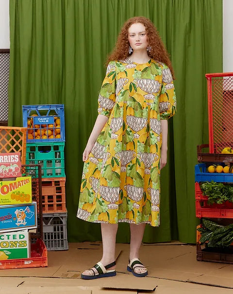Togetherness Cascade Dress - Fruit Basket