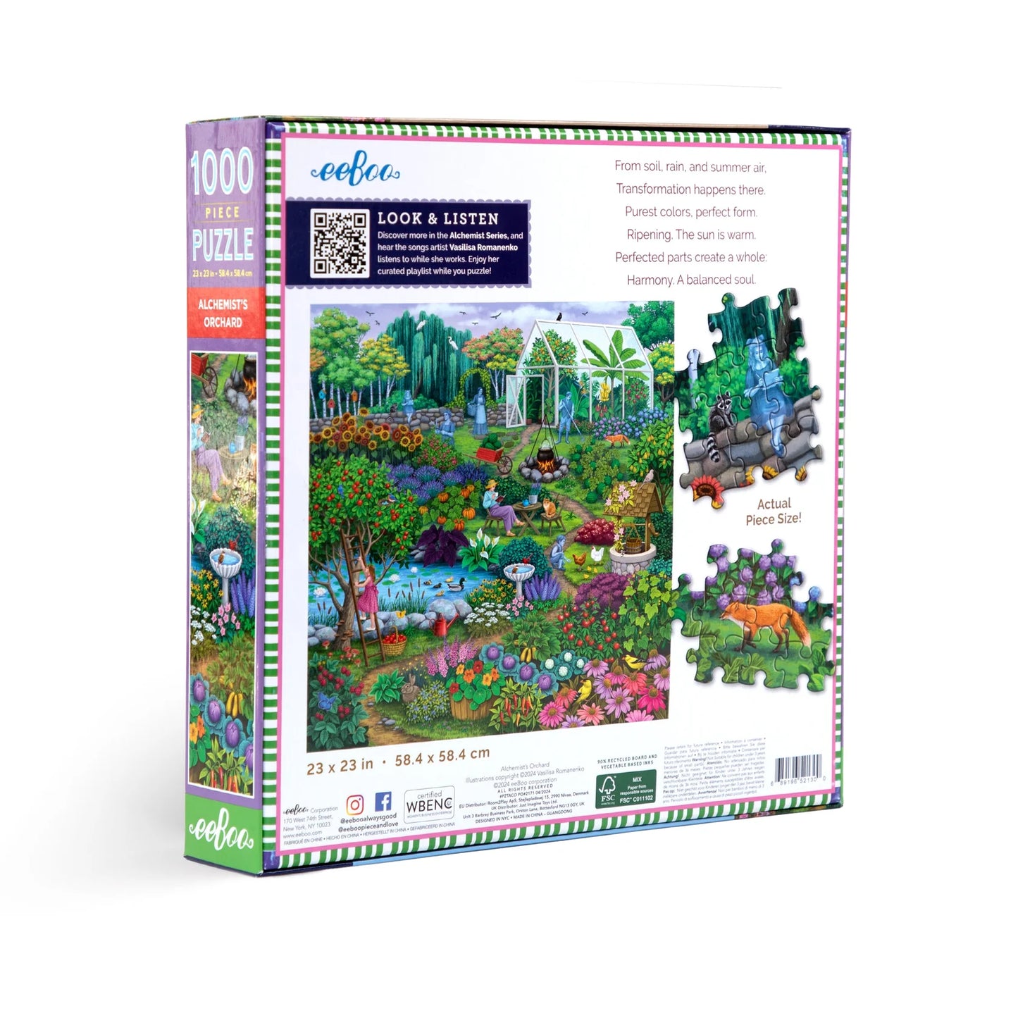 Eeboo 1000 piece puzzle - Alchemist’s Orchard