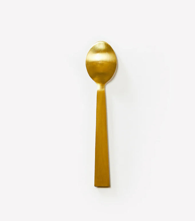 Bonnie and Neil 13cm Enamel Brass Teaspoon Red