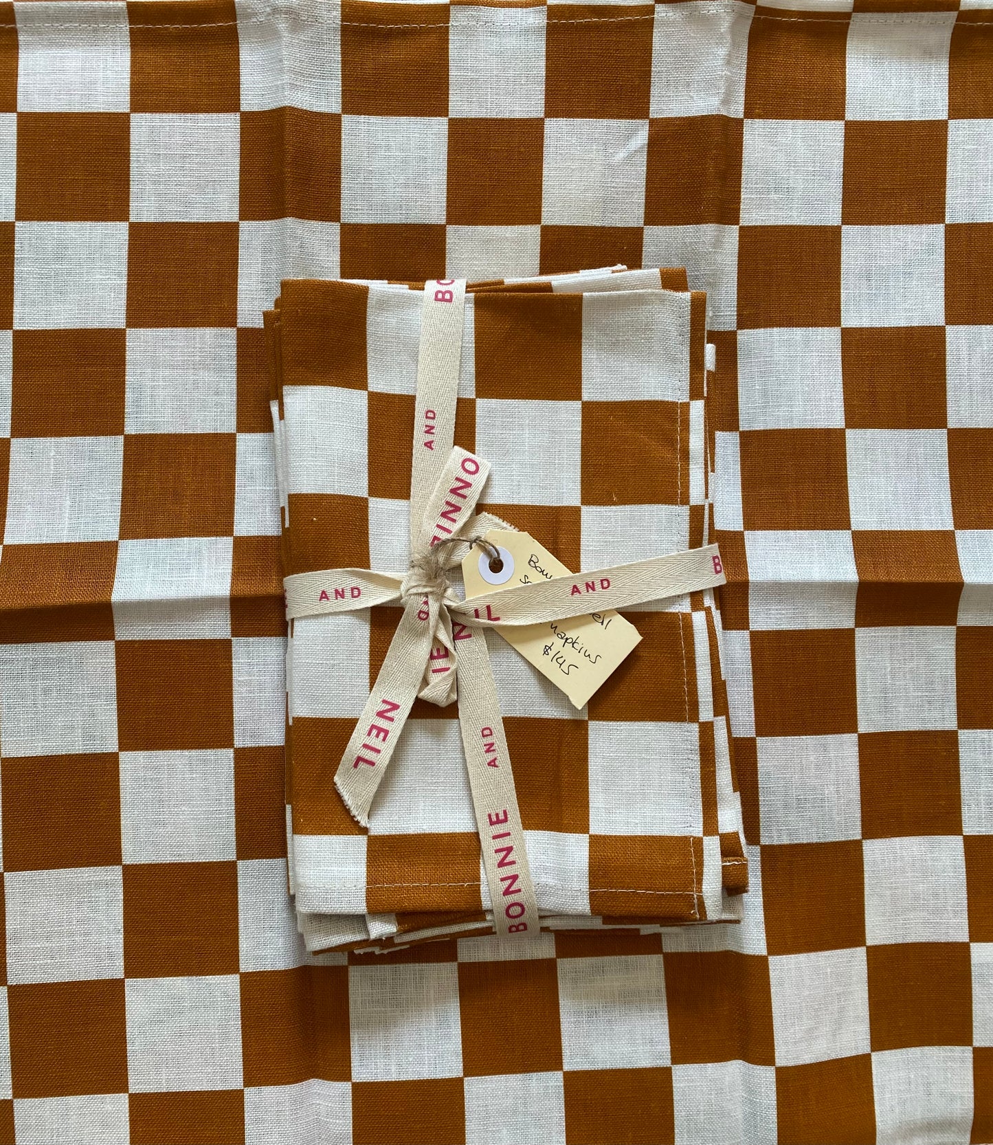 Bonnie and Neil Linen Napkins (set of 6)