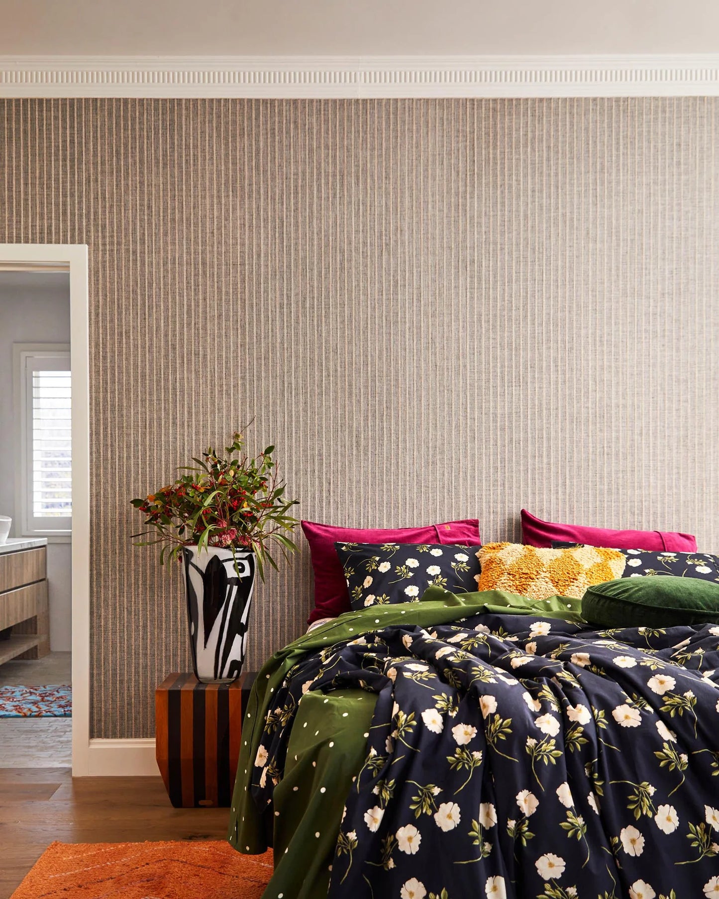 Wild Rose Organic Cotton Quilt Cover