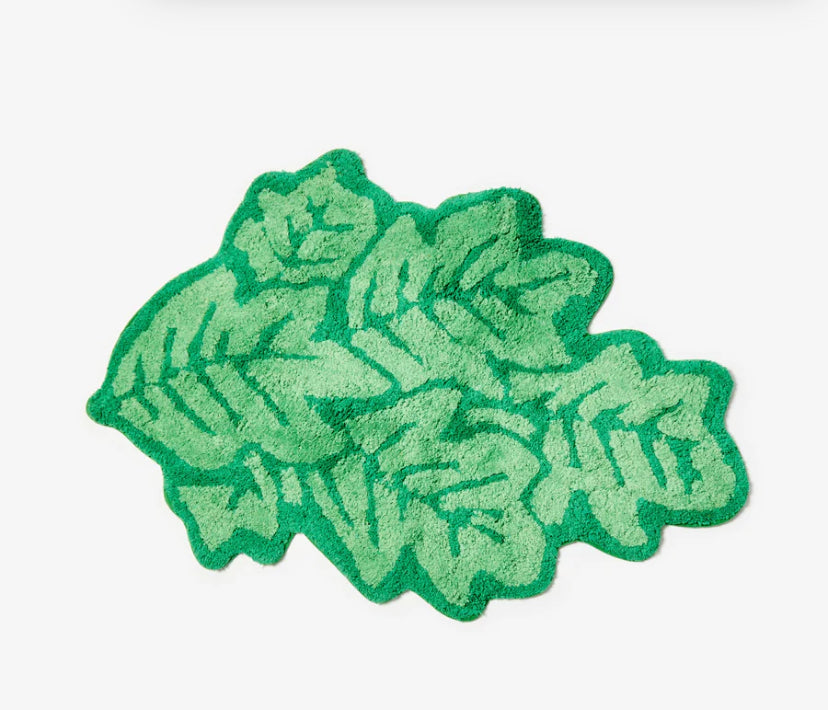 Bonnie and Neil - Leaf Bath Mat