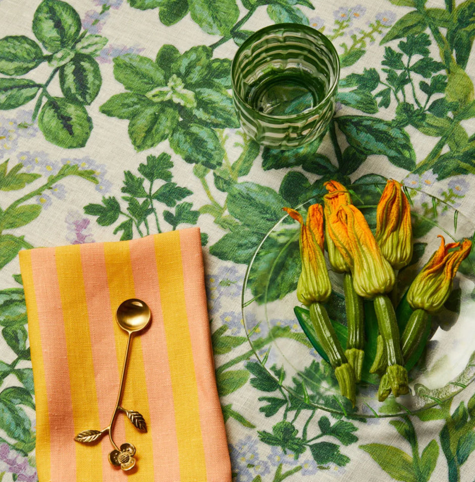 Bonnie and Neil Herbs Multi Tablecloth
