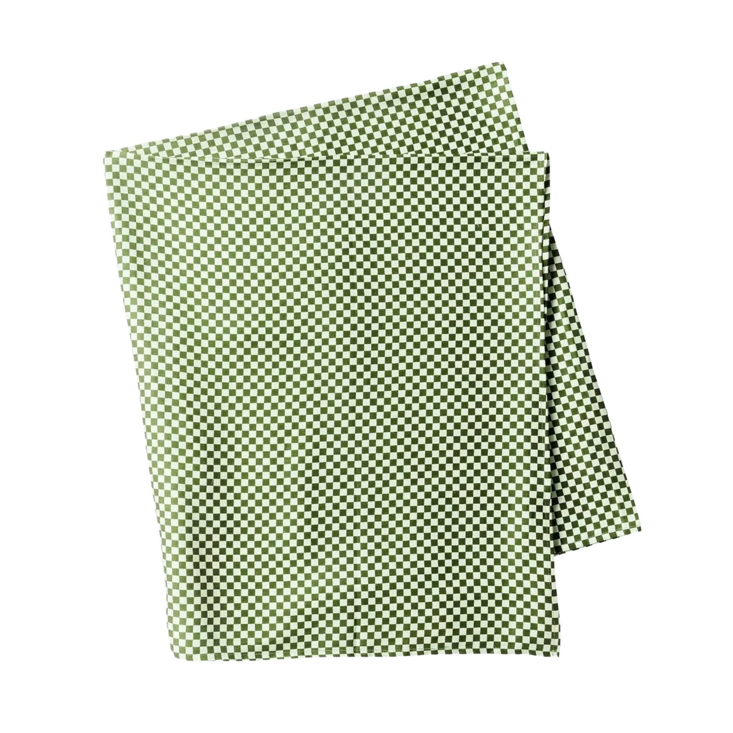 Bonnie and Neil Tiny Check Linen Tablecloth