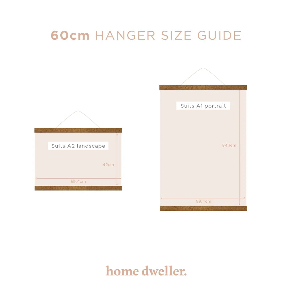 60cm Magnetic Print Hanger Frame