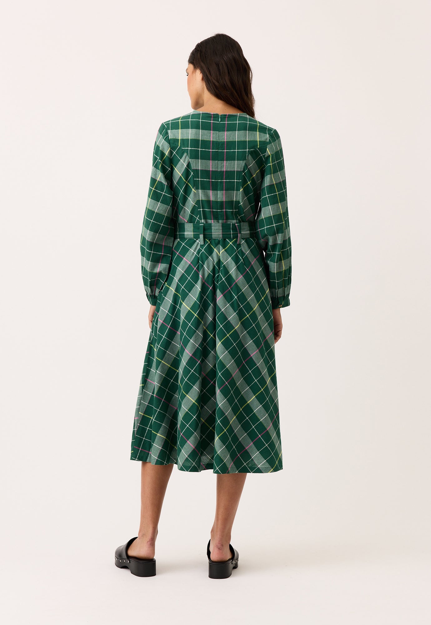 Nancybird Mona Dress - Fern Check