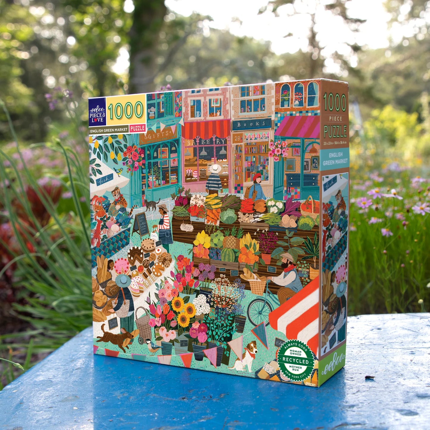 Eeboo 1000 piece puzzle - English Green Market
