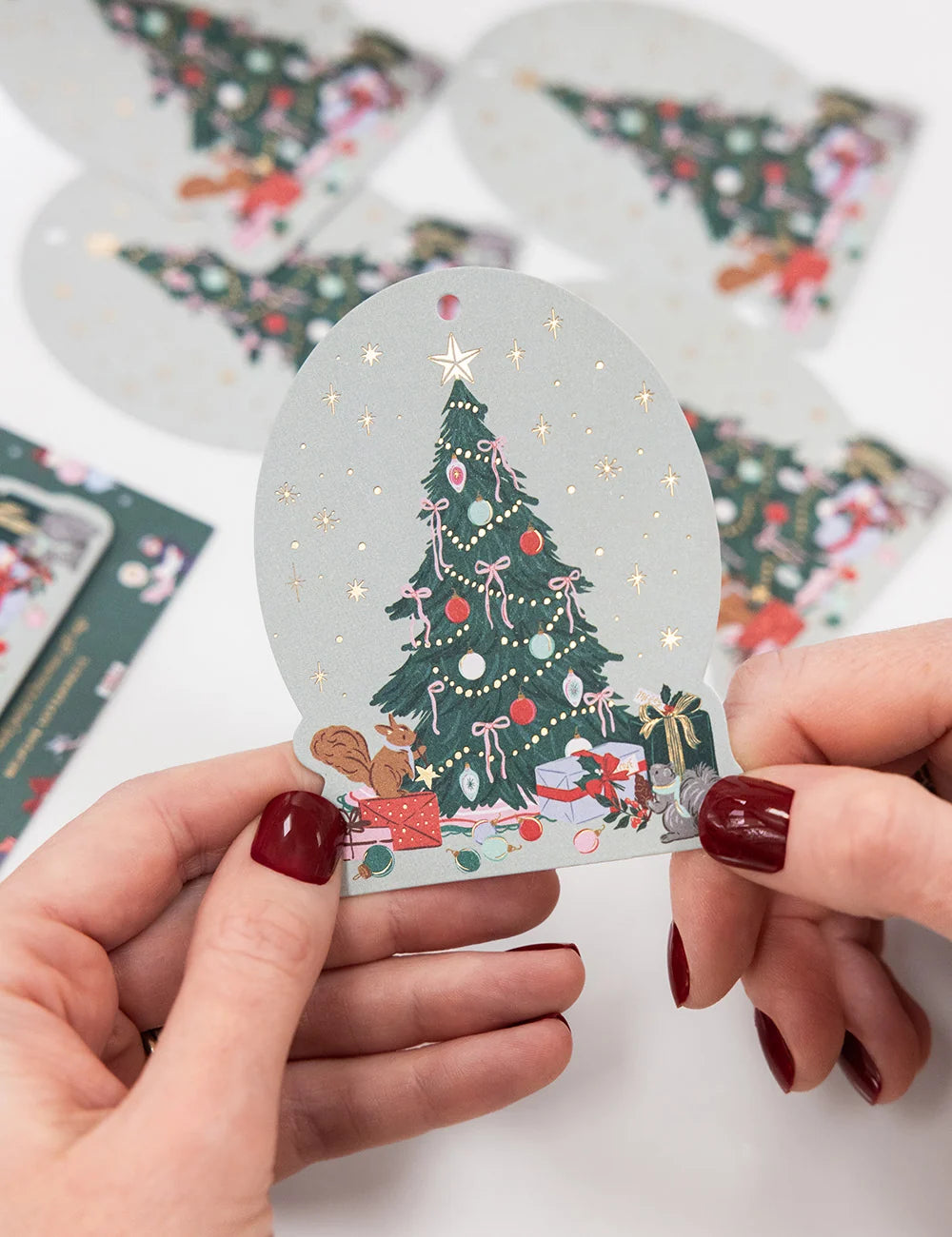 Christmas Tree Gift Tags 6pk