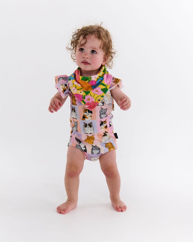 Kip and Co Baby Dribble Bib Set - Flower Power