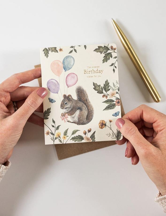 Bespoke Letterpress - Sweetest Birthday Wishes Card