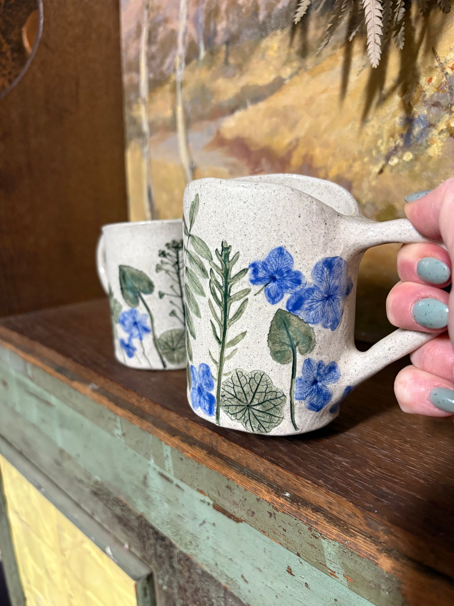 Handmade Ceramic Cottage Garden Mug