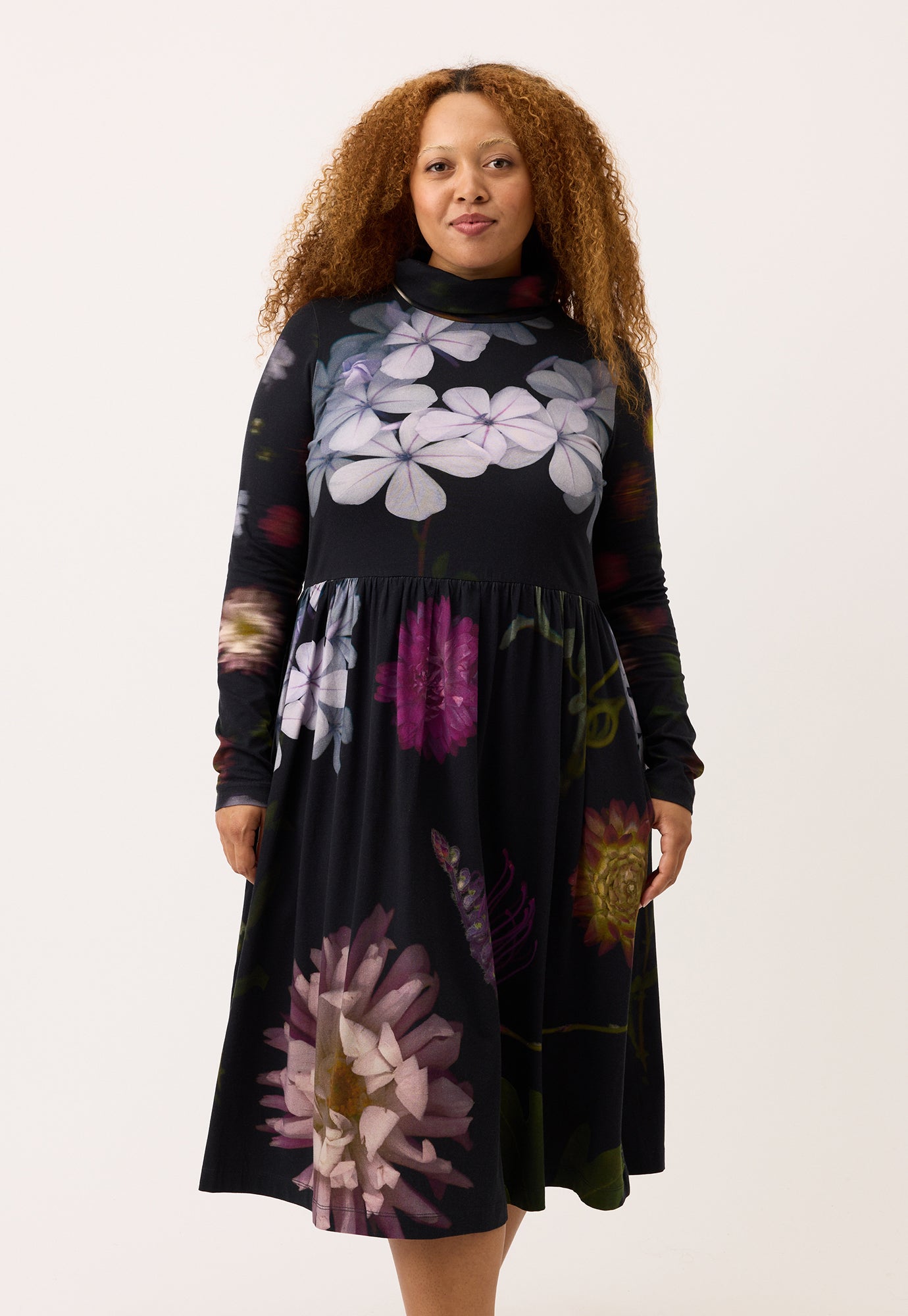 Nancybird Posy Skivvy Dress - Floratone