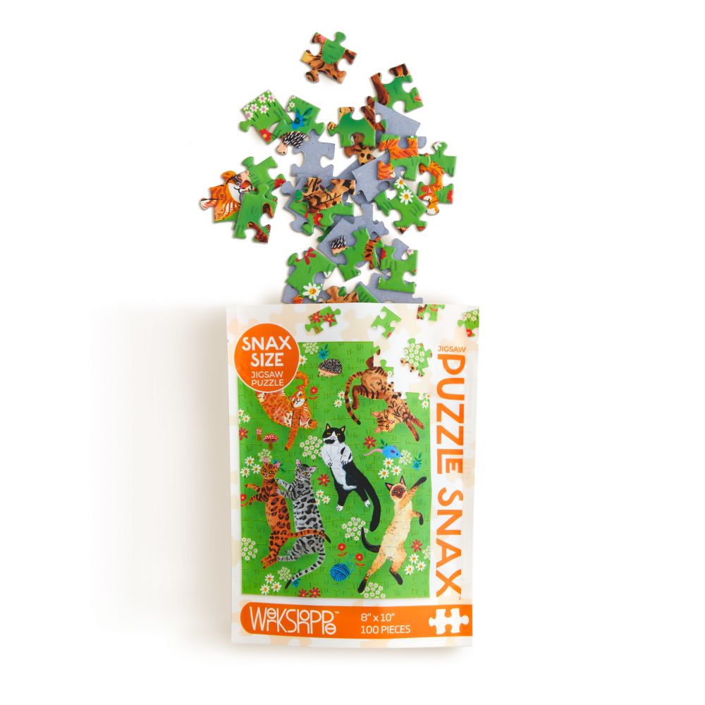 WerkShoppe Snax 100pc Puzzle - Cat Nap