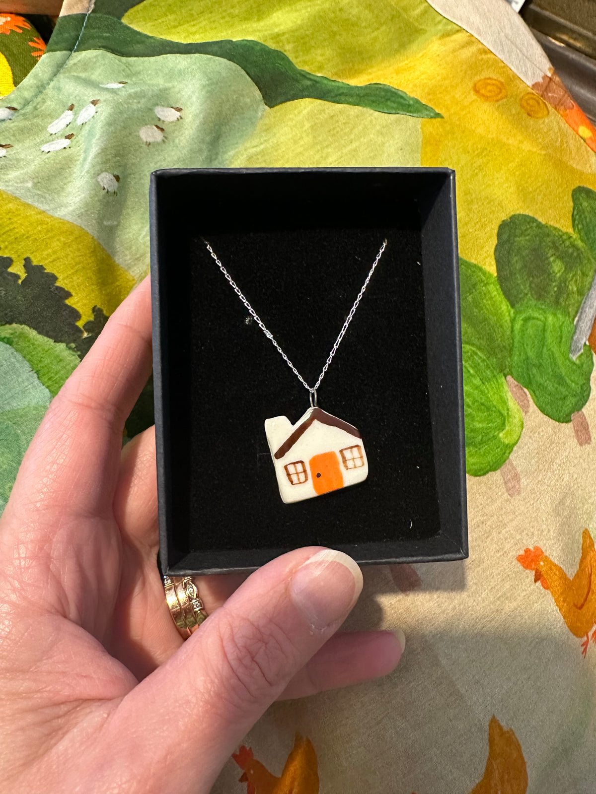 Togetherness Design Charm Necklace