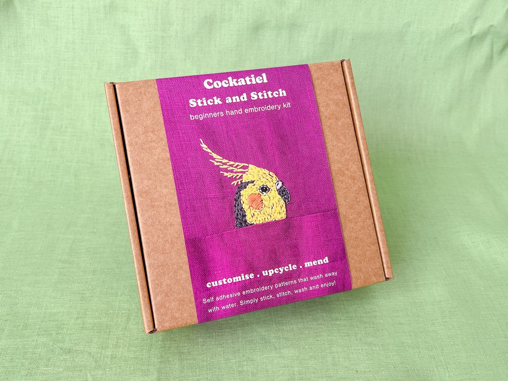 Lily Upton Cockatiel Stick and Stitch Kit