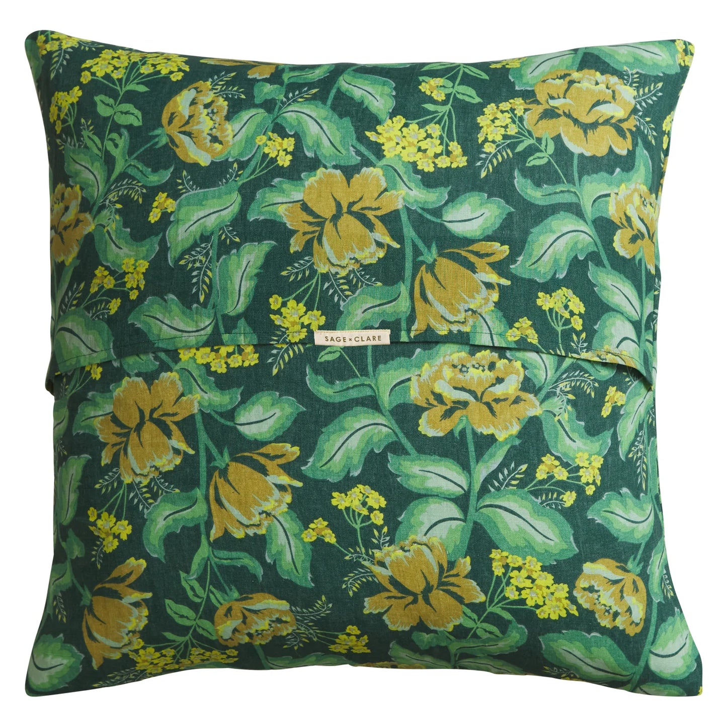 Sage and Clare Margot Euro Pillowcases - Forest