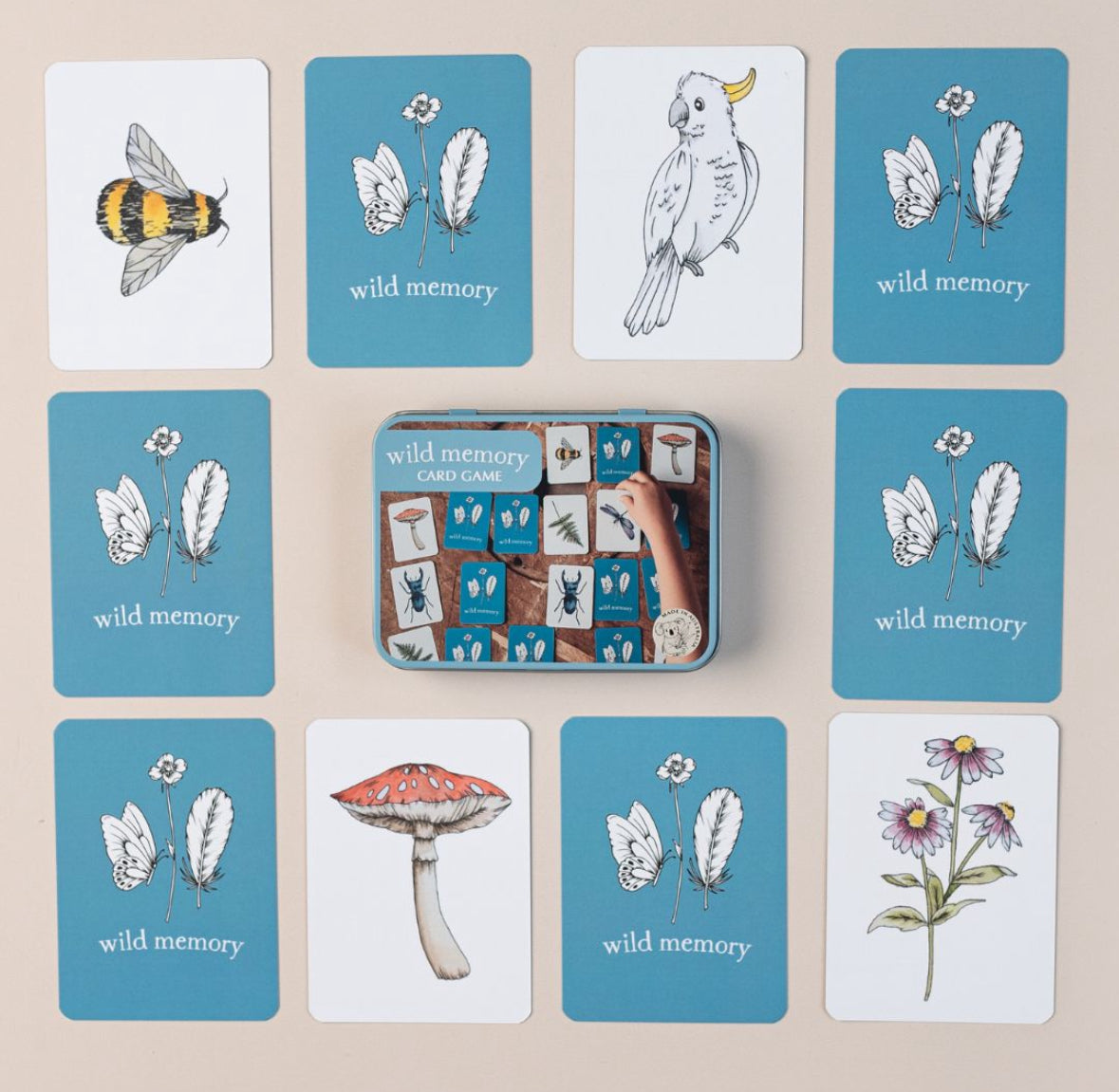 Wild Memory Card Game