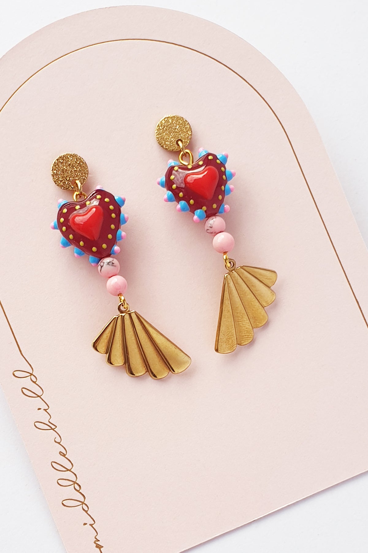 Middle Child Earrings - Kindred (red)
