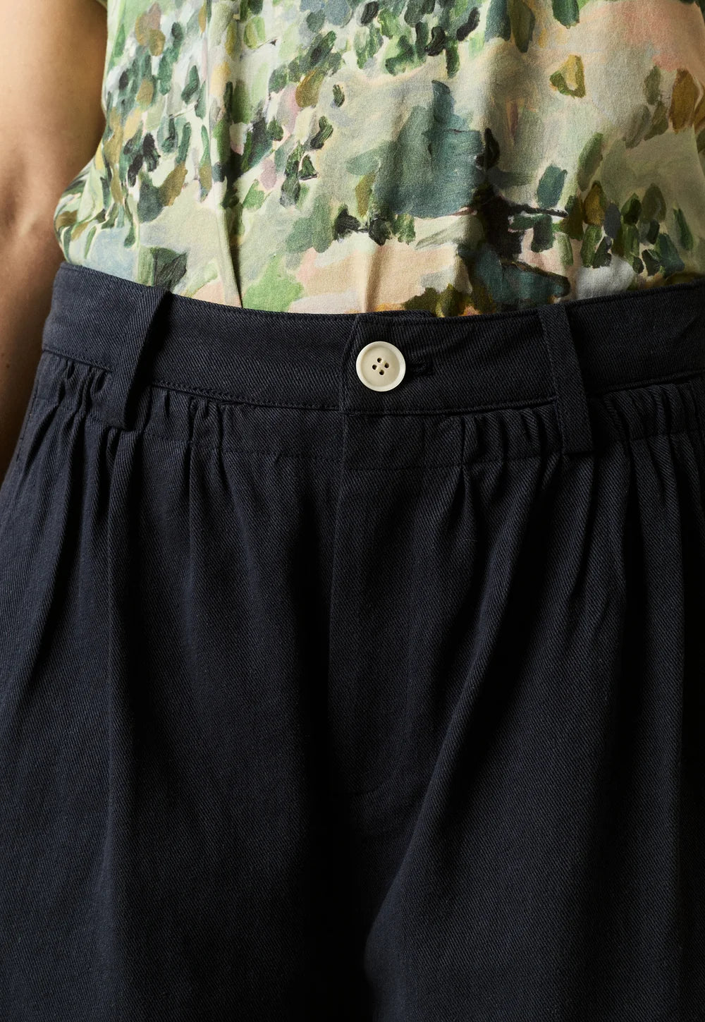 Nancybird Charlotte Pant - Steel Blue