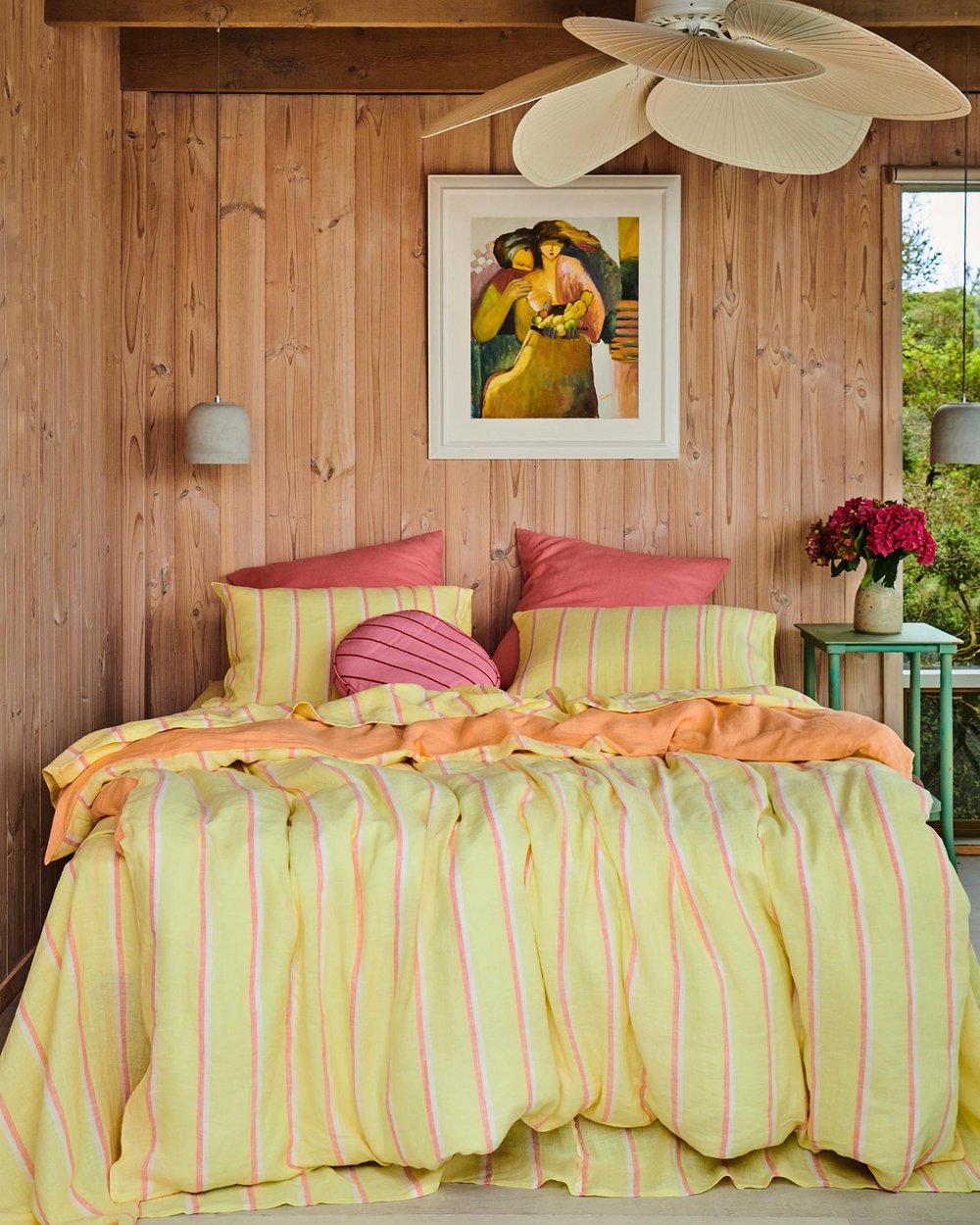 Pina Colada Linen Pillowcases