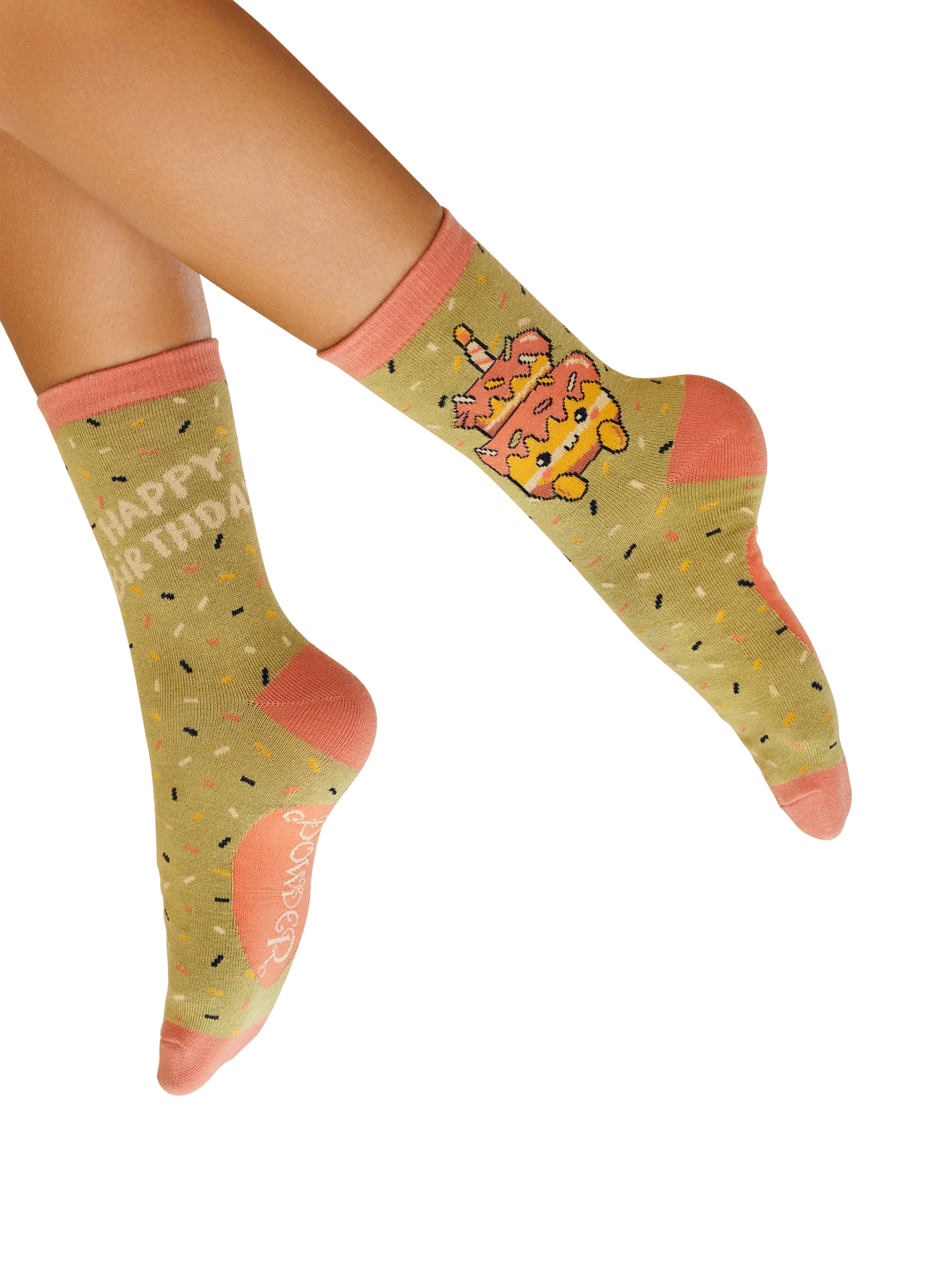 Powder Happy Birthday Tiered Cutie Ankle Socks