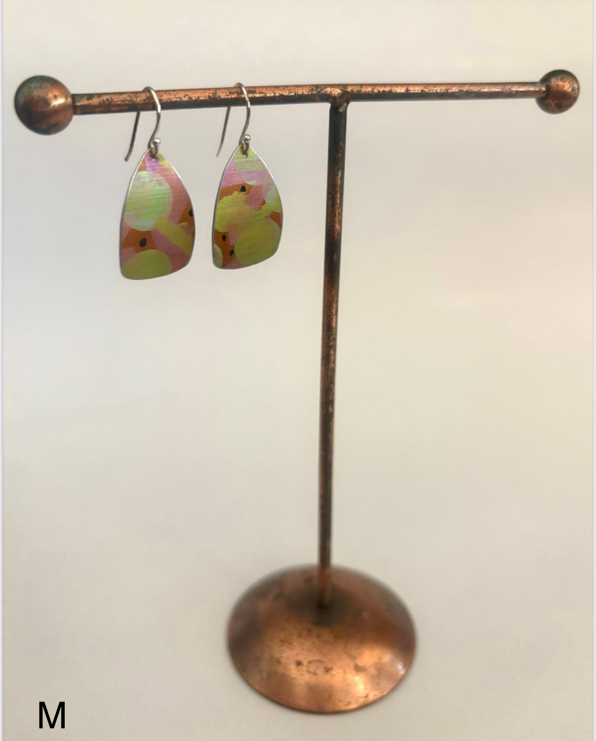 Dilkes-Hoffman Anodised Aluminium Earrings - medium size