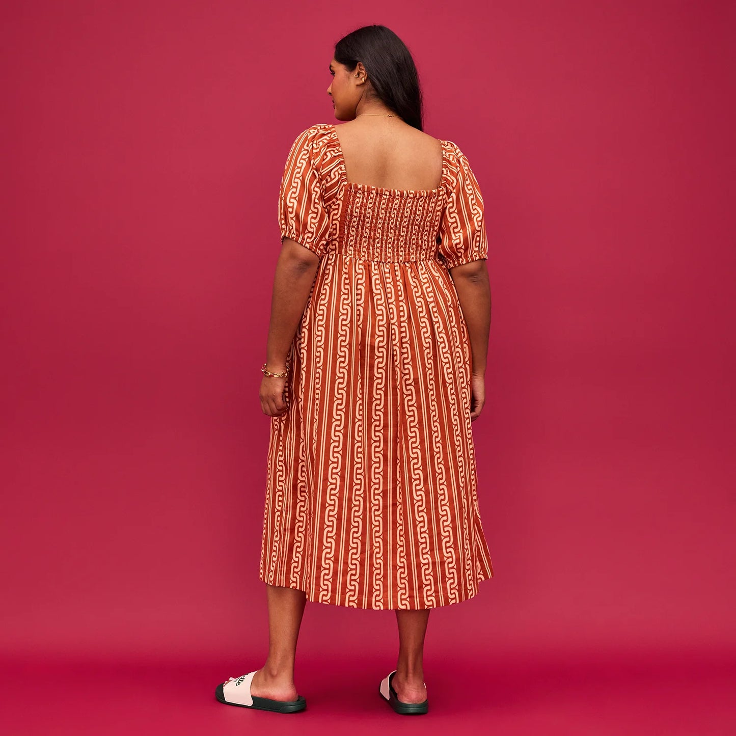 Sage and Clare Fidel Puff Sleeve Maxi Dress