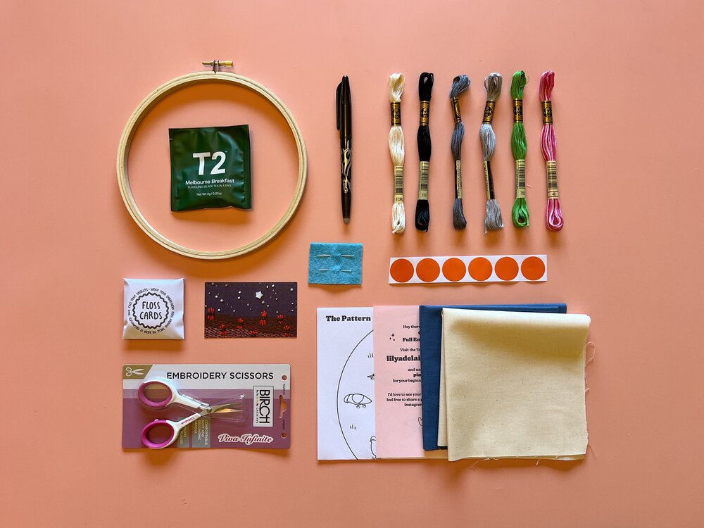 Lily Upton Galah Stitch Kit