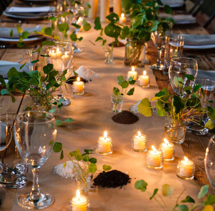 Queen B Beeswax Candles -Jam Jar Tealights