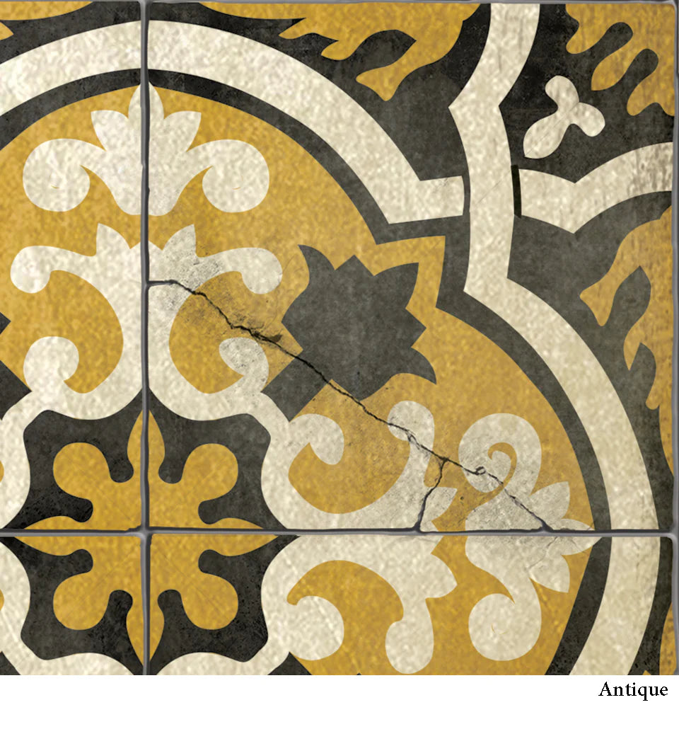 Beija Flor - Mexico ModunAntique Vinyl Area Rug (100cm x 80cm)