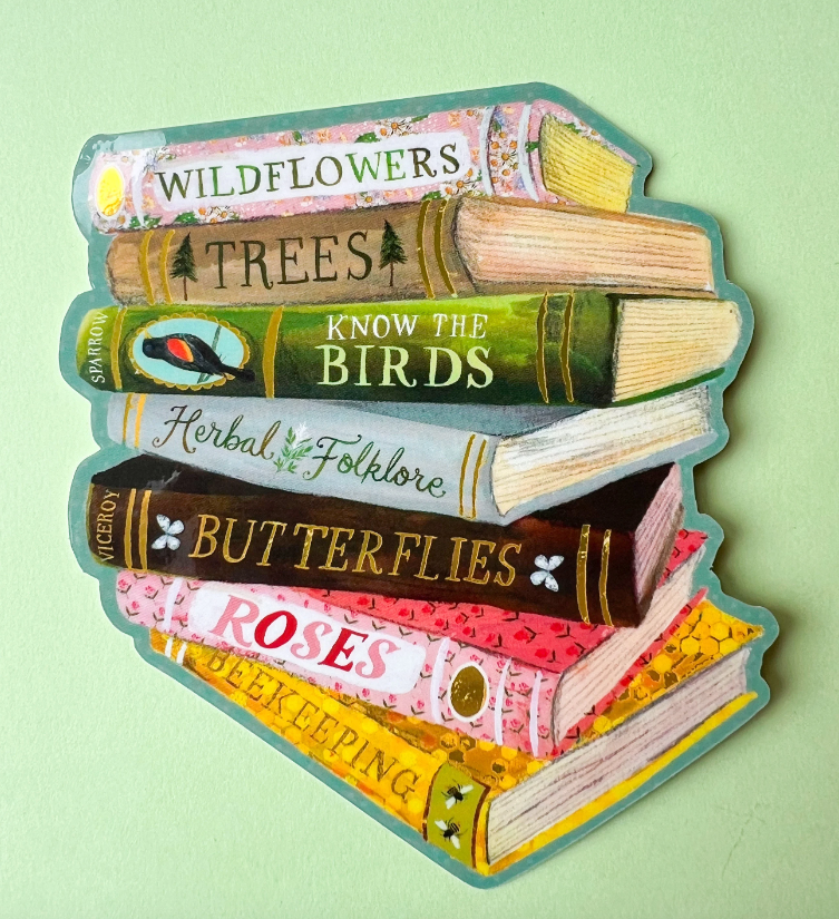 Katie Daisy ‘Books’ Sticker