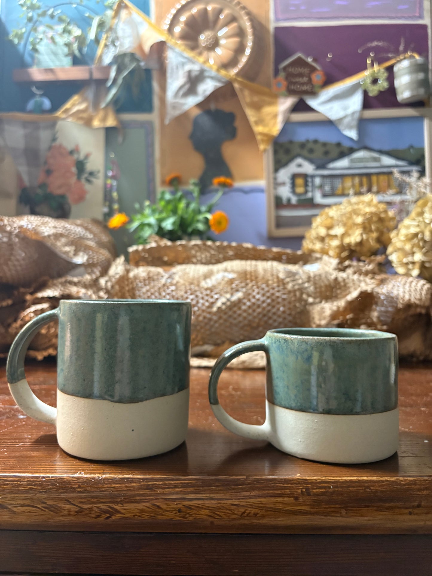 Kim Wallace Ceramic Tall Mug - Woodland