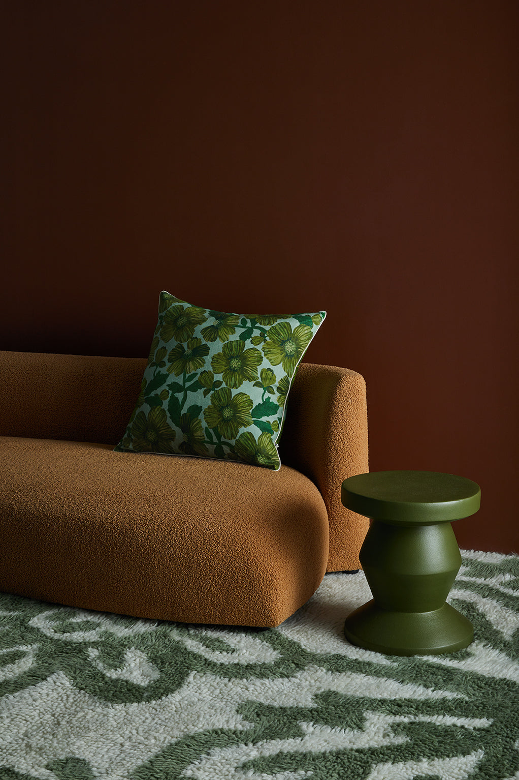 Bonnie and Neil Woodlands Sage Cushion - 60cm