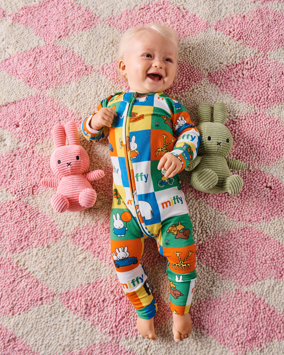KIP&CO X MIFFY Miffy’s Adventures Organic Long Sleeve Zip Romper