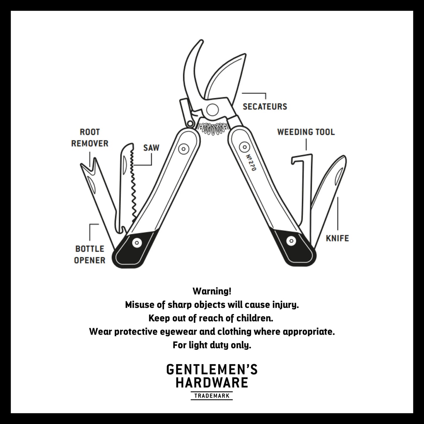 Gentlemen’s Hardware 6-in-1 Garden Tool