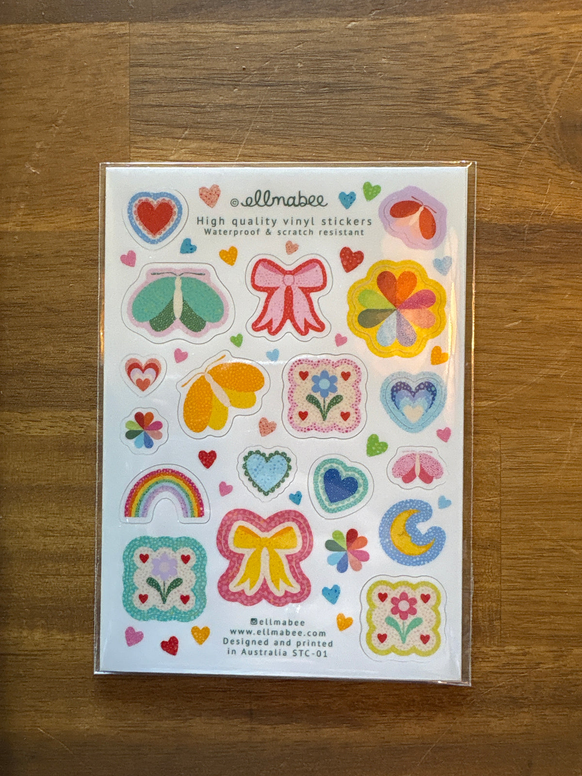 Ellmabee Vinyl Sticker Sheet - Butterflies